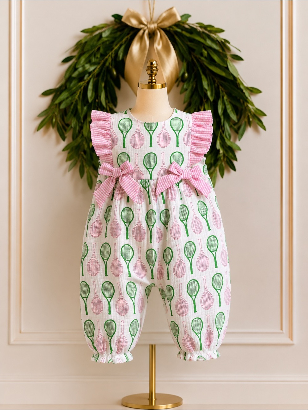 Mud Pie Tennis 🎾 Pickleball Romper 3-6 Months